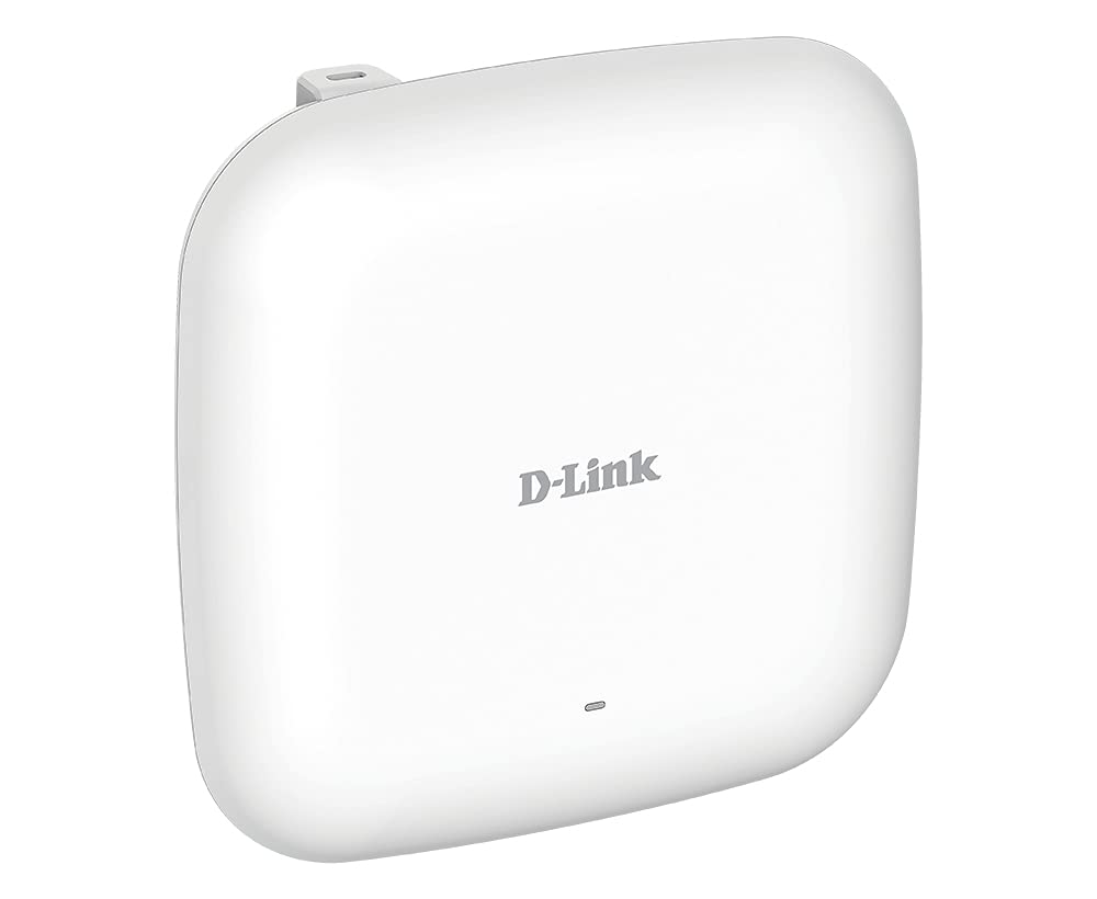 D-Link DAP-X2810 Punto Acceso Wi-Fi 6, profesional, 1800 Mbps, Antenas 2x2, LAN Gigabit, OFDMA, 1024 QAM, PoE, MU-MIMO, standalone o gestión unificada con controladora local/remoto para roaming