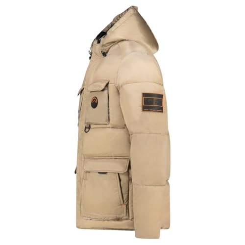 Geographical Norway Dolbary Men Parka Hombre, Beige, XL
