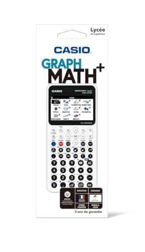 Calculatrice scientifique Casio Graph Math Plus Blanc