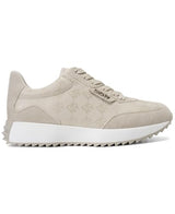 DKNY Naples-Lace Up Sneakers, Zapatillas Mujer, Hueso, 39 EU