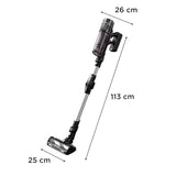 Rowenta RH9A36WV X-Force Flex 13.60 Aspirador de Varilla con batería, Lila/Negro