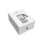 WMF Lono - Espumador de leche de cristal eléctrico, 150-250 ml, 650 W, batidora de frape, pantalla táctil, para espuma de leche caliente y fría, leche caliente, calentador de leche, cacao, chocolate