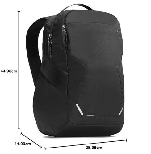 STM Mochila Myth con Equipaje Pass-Through 28L/Laptop de 15 Pulgadas, Color Negro (stm-117-187P-05)