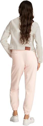 Tommy Jeans Cazadora vaquera Mujer Classic Trucker Regular Fit, Blanco (Denim White), XL