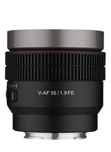 Samyang V-AF 35mm T1.9 FE para Sony E Lente de video Lente de enfoque automático Lente de cine 8K Soporte Interruptor personalizado y botón personalizado