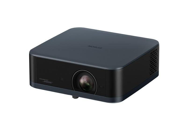 Epson Lifestudio Pop Plus EF-62N, proyector portátil Inteligente, Sound by Bose, Google TV, 4K Pro UHD, Uso en Interior/Exterior, 5 años de garantía*