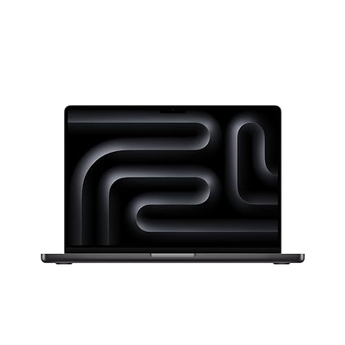 Apple 2023 MacBook Pro Portátil con Chip M3 Pro: CPU de 11 núcleos, GPU de 14 núcleos, Pantalla Liquid Retina XDR de 14,2 Pulgadas, 18 GB de Memoria unificada, 512 GB de SSD, Negro Espacial
