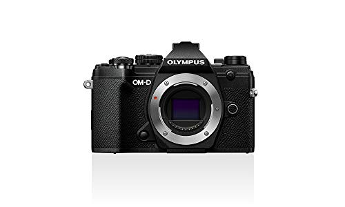 Olympus OM-D E-M5 Mark III Micro Four Thirds carcasa de la cámara, sensor de 20 MP, estabilizador de imagen de 5 ejes, potente autofoco, visor electrónico OLED, vídeo 4K, WLAN, Bluetooth, negro