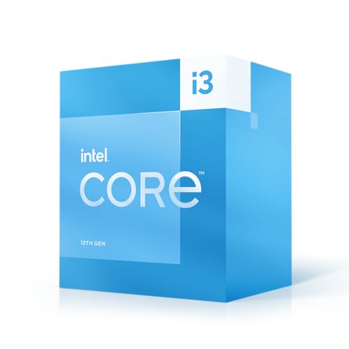 Intel® Core™ i3-13100, procesador para Equipos de sobremesa, 4 núcleos (4 P-Cores + 0 E-Cores) 12 MB de caché, hasta 4,5 GHz