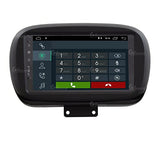 Radio de Coche para Fiat 500X Android GPS Bluetooth WiFi USB Dab+ Touchscreen 9" 4core Carplay AndroidAuto