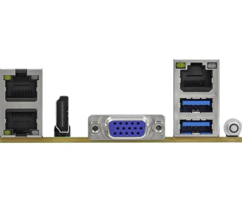 ASRock Rack AM5D4ID-2T/BCM Deep Mini-ITX - Placa Base para Servidor AMD Ryzen 7000 AM5 (LGA 1718) KNOLL3 X300 Dual 10G LAN