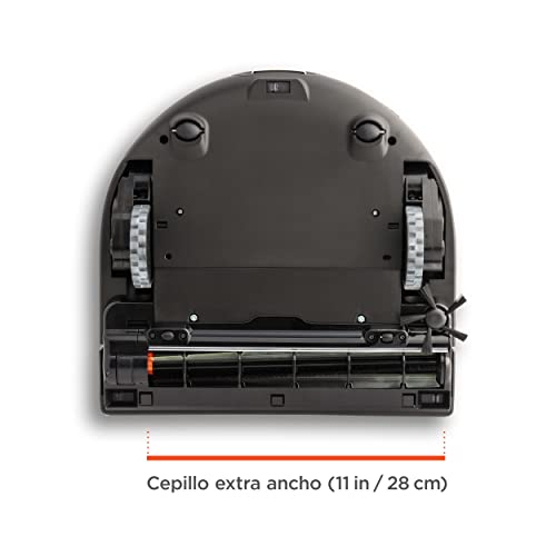 Neato Robotics D8 - Robot Aspirador Inteligente - Navegación láser - Batería de larga duración de 100 minutos - 700ml depósito de polvo - Auto Recarga - Ideal para suelos y alfombras