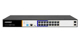 LINK LKSW16L2 Switch de red 16 puertos Gigabit Poe 250 W + 2 puertos SFP y 1 puerto consola Rj45 Layer 2