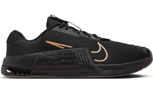 NIKE Metcon 9 Men s Workout SH, Sneaker Hombre, Black Sesame Gum Light Brown Anthracite, 42.5 EU