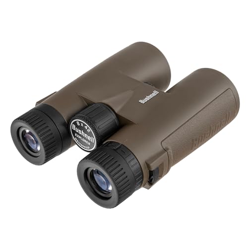 Bushnell - Explorer 8x42 - Binocular - Prisma de Techo - Marrón - Impermeable - IPX7 - Totalmente Multicapa - Prisma BaK4-210842RB
