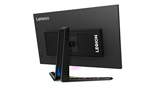 Lenovo Legion Y32p-30 - Monitor Gaming 31.5" 4K UHD con EyeSafe (IPS, 144 Hz, 0.2ms, HDMI DP USB-C + Cables, FreeSync Premium, HDR400, Altavoces) Ajuste de Inclinación/Elevación/Rotación - Negro