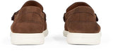 Tommy Hilfiger Mocasines Hombre Nubuck de Piel, Marrón (Legacy Brown), 44