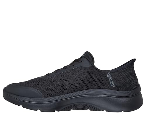 Skechers Go Walk Arch Fit 2.0 Valencia, Zapatillas Mujer, Black Textile/Trim, 38.5 EU