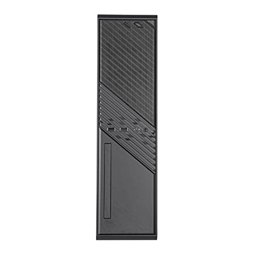 Silverstone SST-ML12B - Milo12 Carcasa Mini-ITX Delgada y compacta - ML12