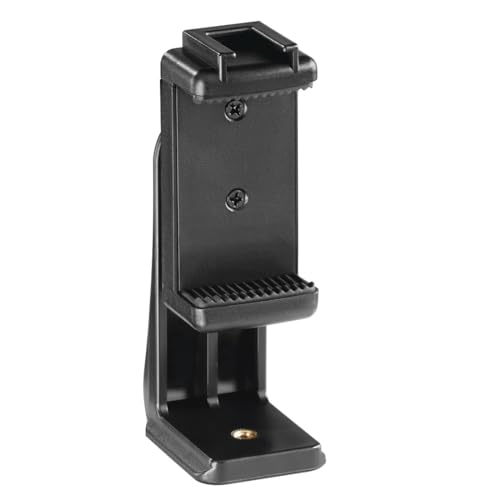 Hama Ramble II Duo - Trípode para cámara 2 en 1 y Soporte para teléfono móvil con Soporte para teléfono móvil, trípode Estable y Ligero de Carbono, trípode para Fotos de 3 Posiciones Extensible máx.