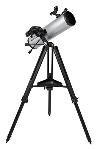 Celestron | Telescopio Manual para utilizar con Smartphone (Reflector Newtoniano StarSense Explorer DX 130AZ, Con App para Smartphone, Lente objetiva de 130 mm) Gris