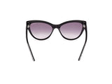 Guess GU0011205B57 Gafas, 05b Shiny Black, 140/17/42,5 para Mujer
