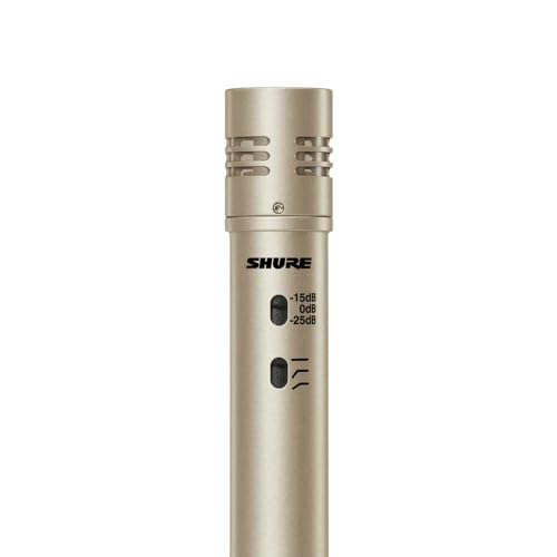 Shure KSM137/SL - Par estéreo con (2) KSM137, (2) Parabrisas de Espuma, Adaptador de micrófono estéreo A27M y Estuche de Transporte