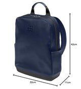 Moleskine Mochila de Cuero Colección Classic, Mochila para PC compatible con Tablet, Laptop iPad hasta 15", Dimensiones 32 x 42 x 11 cm, Azul Zafiro
