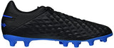 Nike Tiempo Legend 8 Elite Fg - Botas De Fútbol Unisex Adulto, Multicolor (Black/Black-Blue Hero 4), 40 EU, Par