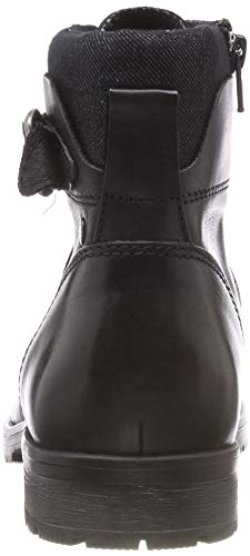 JACK & JONES - Jfwalbany Leather Anthracite STS, Botas Estilo Motero Hombre, Gris, 44 EU