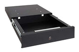 ARREGUI Box In 22100-S1 Caja fuerte para camuflar tras zócalo de cocina, Caja fuerte empotrable, Caja de seguridad camuflada, Caja fuerte invisible, 14,8x41x45 cm, 19 L Negro