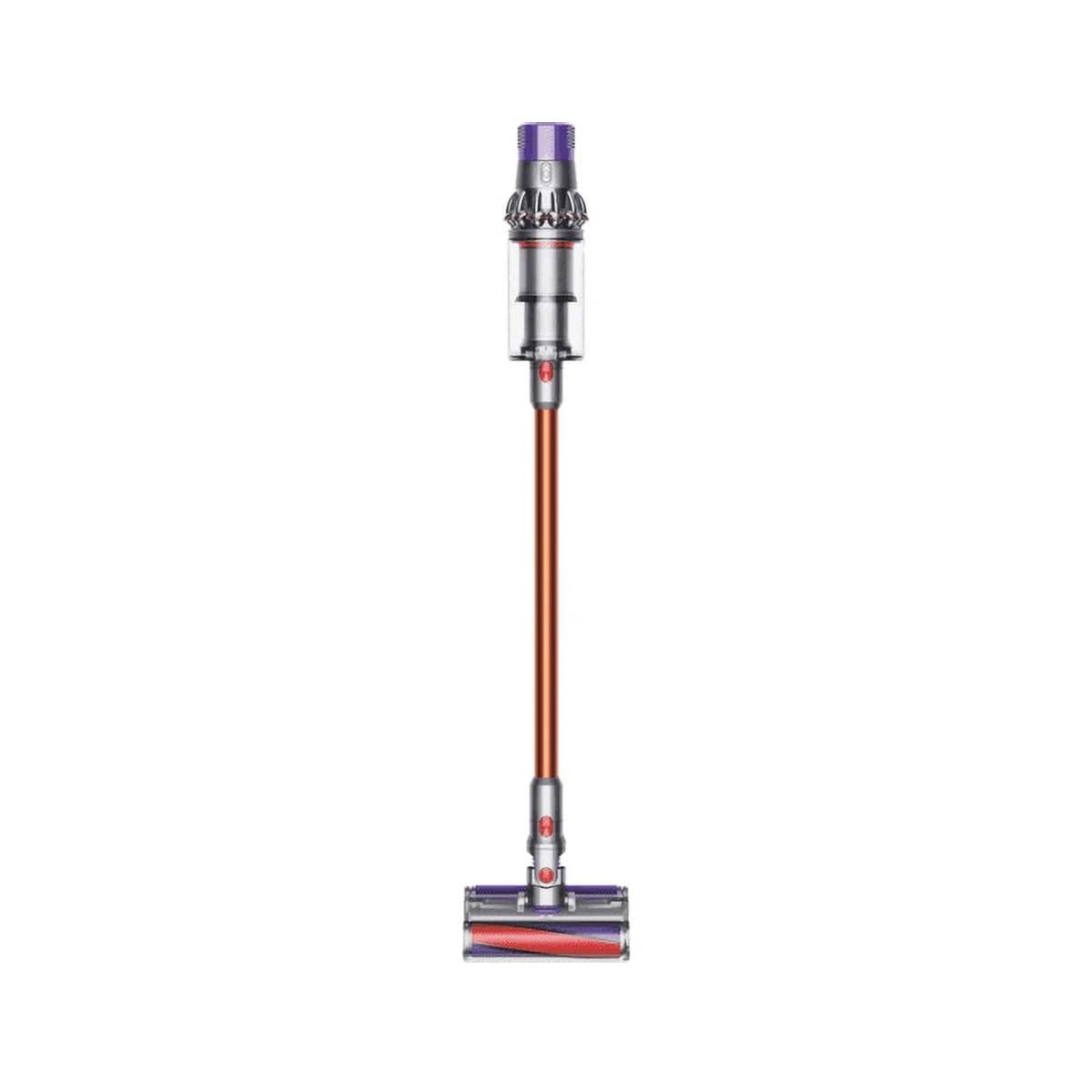 Dyson V11 Fluffy™ Aspiradora sin Cable – 185 AW, 60 min de autonomía, Cepillo con Suave Cabezal Giratorio, minicepillo motorizado, 3 Modos de Potencia, Pantalla LCD, Roja