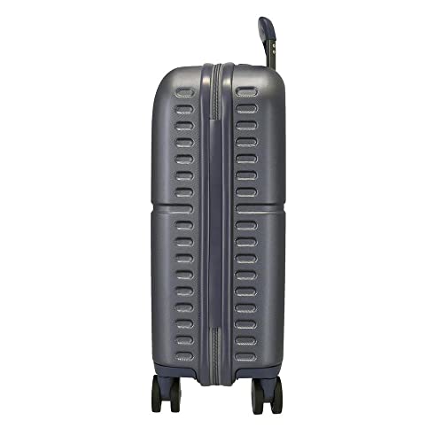 Pepe Jeans Kay Juego de maletas Azul 55/70 cms Rígida ABS Cierre TSA integrado 116L 7,54 kgs 4 Ruedas dobles Equipaje de Mano
