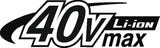 Makita TD003GA202 - Atornillador de impacto inalámbrico (40 V, máx. 2,0 Ah, 2 baterías y cargador)