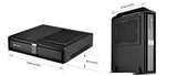 SilverStone SST-ML08B-H - Carcasa de Ordenador Milo Slim HTPC Mini-ITX, con asa, Negro