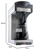 Melitta Professional filtro cafetera eléctrica Melitta 170 m, jarras bevorratung Cristal