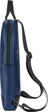 Moleskine Bolsa Vertical para Dispositivos, Colección Classic, Mochila Compatible ConTablet, iPad, Laptop hasta 15 Pulgadas, Dimensiones 29 x 39 x 6 cm, Color Azul Zafiro