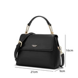 Carlheim, Gotland Genuine Leather collection, Grace Genuine Leather Handbag (Black)