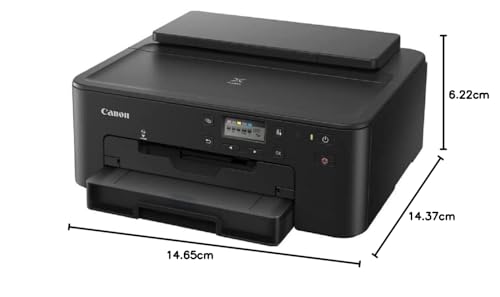 Canon Pixma TS705a Impresora Compacta, Sistema de Inyección de Tinta, Impresión, Copia, WiFi, Conectividad Inalámbrica, Cartuchos XL, Capacidad 350 Hojas, Impresión a Doble Cara Automática, Negro