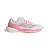 adidas Defiant Speed 2 Tennis Shoes, Zapatillas de Tenis Mujer, FTWR White/Ash Pearl/Bliss Pink, 39 1/3 EU