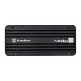 SilverStone Technology SST-MS12-40G, Carcasa SSD NVMe USB4 con refrigeración Activa