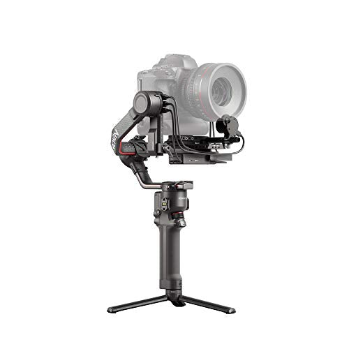 DJI Pack RS 2 Pro, estabilizador portátil en tres ejes, carga útil de 4.5 kg, fibra carbono, incluye transmisor imagen y más accesorios, negro