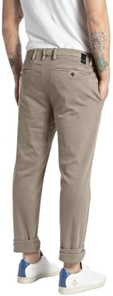 Replay M9627 Zeumar Hyperchino Color Xlite Pantalón, Arena 020-1, 30W / 30L para Hombre