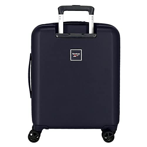 Reebok Roxbury Juego de Maletas Azul 55/70 cms Rígida ABS Cierre TSA Integrado 119,4L 6 kgs 4 Ruedas Dobles Equipaje de Mano