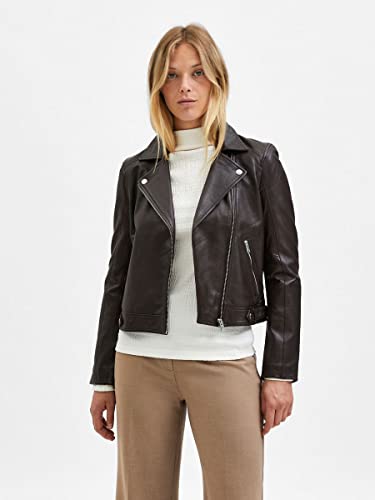 SELECTED FEMME 16071712 Chaqueta, Negro (Black Black), 36 (Talla del Fabricante: 34) para Mujer