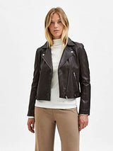 SELECTED FEMME 16071712 Chaqueta, Negro (Black Black), 36 (Talla del Fabricante: 34) para Mujer