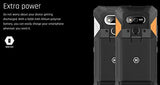 Hammer H Explorer Pro Plata, 5,7" IPS Military Standard Outdoor Smartphone, 5000 mAh Batería, 48 MP Cámara, eSIM + Batería Externa - Hammer Explorer, Hammer Explorer Pro Set