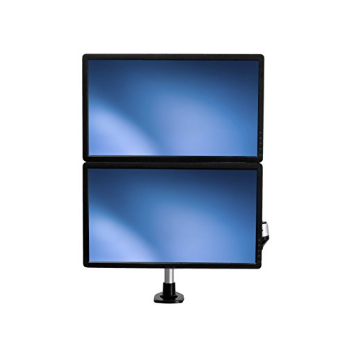 StarTech.com Soporte para Dos Monitores con Brazos Móviles - Apilable - Brazos Intercambiables con Ajuste de Altura por Muelle