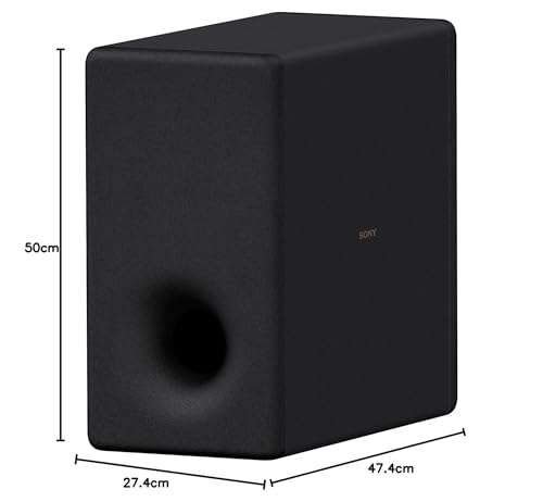 Sony SA-SW3 - Subwoofer Compacto con Graves intensos y produndos, Negro