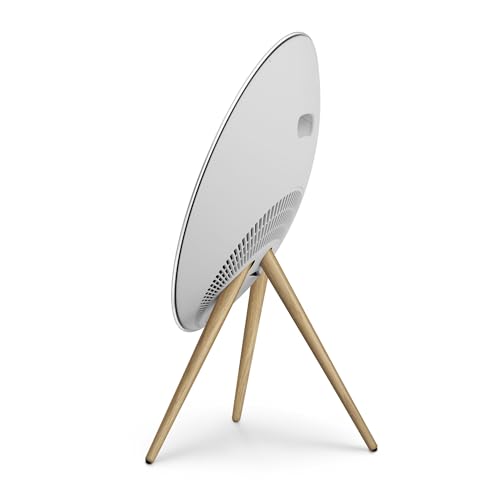 Bang & Olufsen Beosound A9 (5th Generation) - Iconic and Powerful Multiroom WiFi and Bluetooth Home Speaker with Active Room Compensation - Natural Aluminum